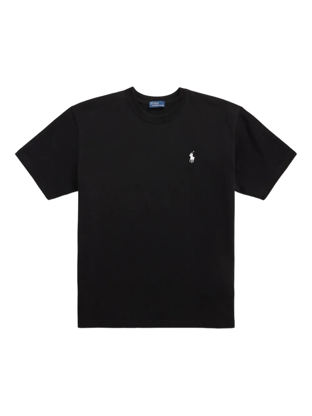 

Футболка с вышитым логотипом POLO RALPH LAUREN, черный