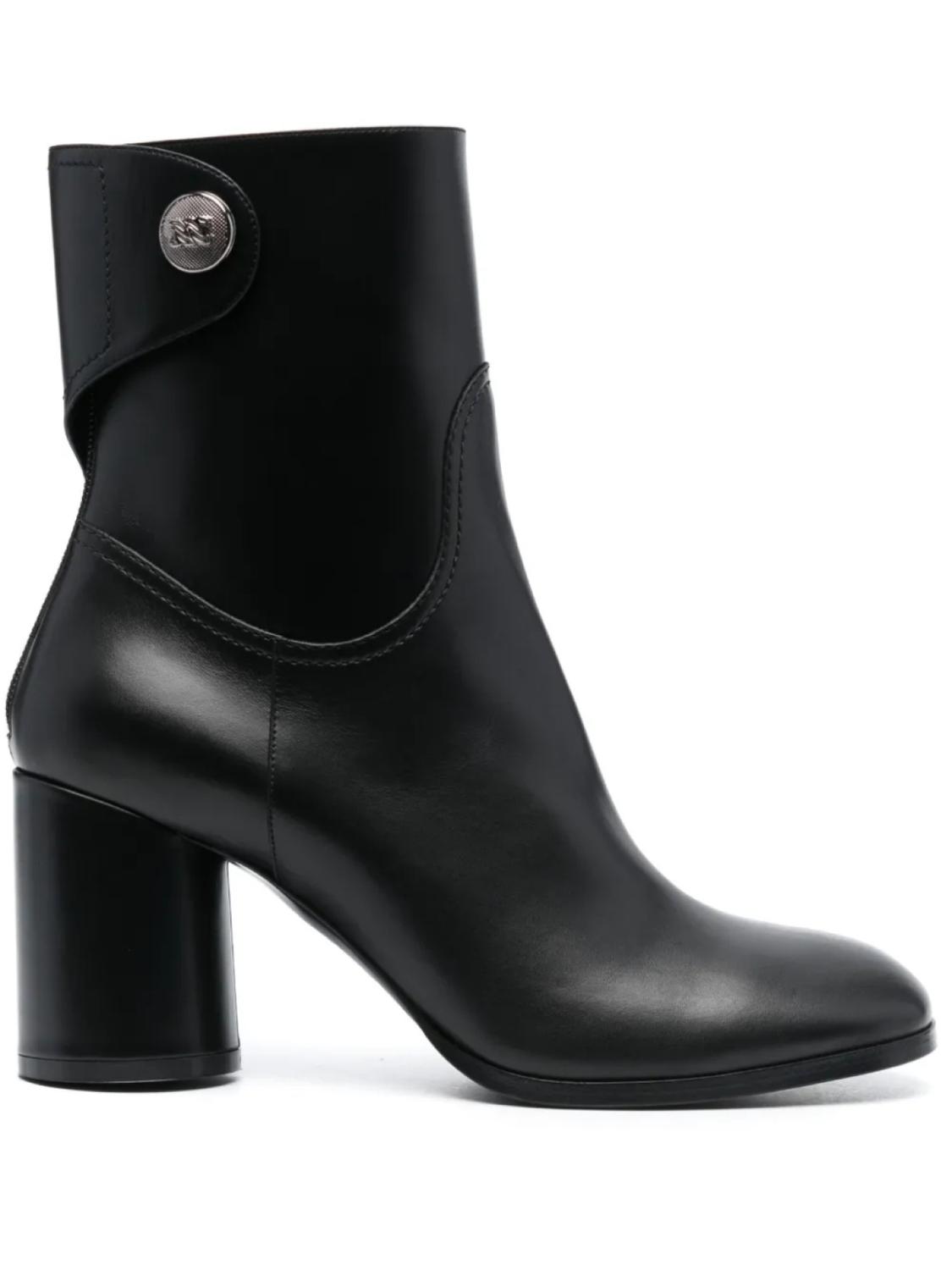 Casadei ботильоны на блочном каблуке, черный