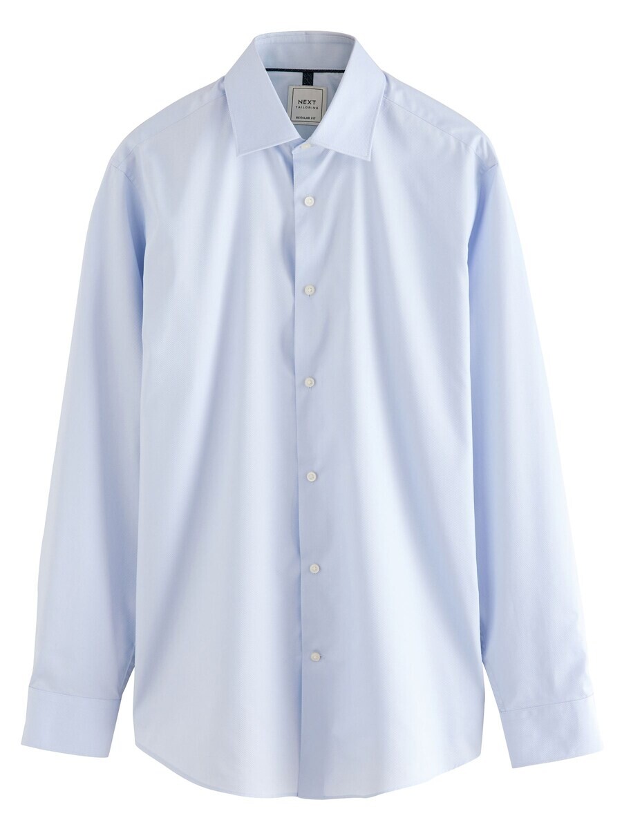 

Повседневная рубашка Next Regular fit Button Up Shirt, светло-синий