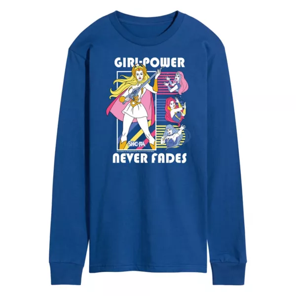 

Мужская футболка Shera Girl Power Never Fades с принтом Licensed Character, синий