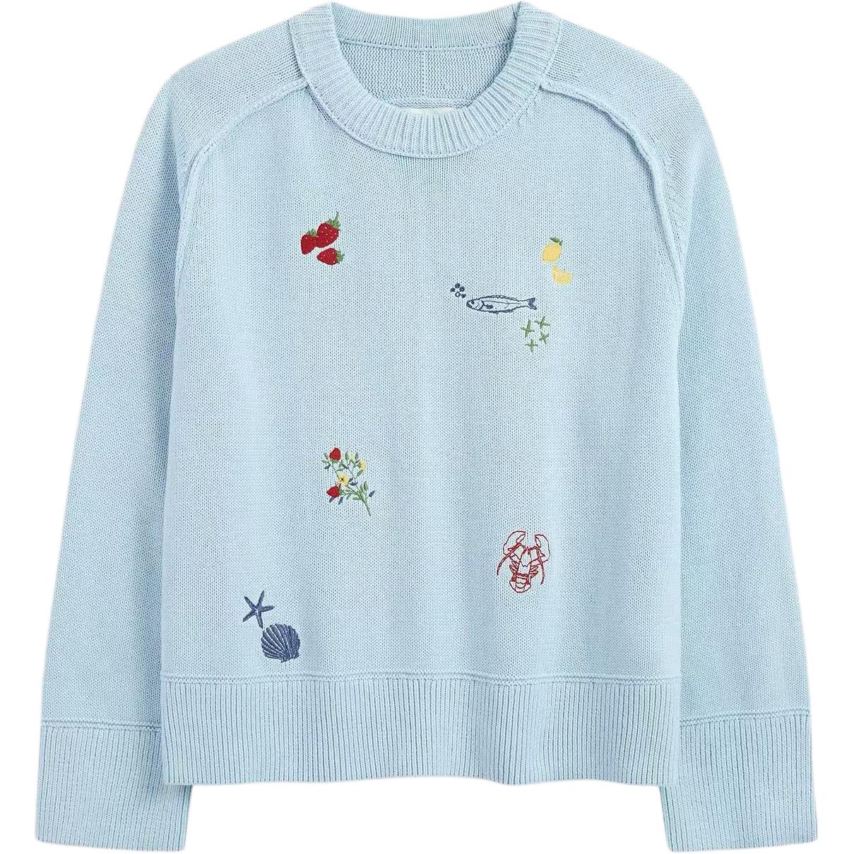 

Трикотаж Women's Abercrombie＆Fitch, светло-синий