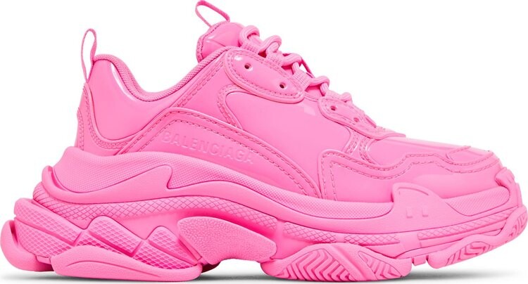 Кроссовки Balenciaga Wmns Triple S Sneaker 'Pink Patent', розовый