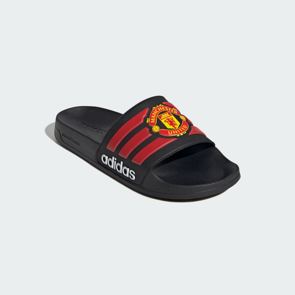 Шлепанцы Adidas Adilette Shower Manchester United Slides, цвет Core Black/Red/Cloud White — фото 4