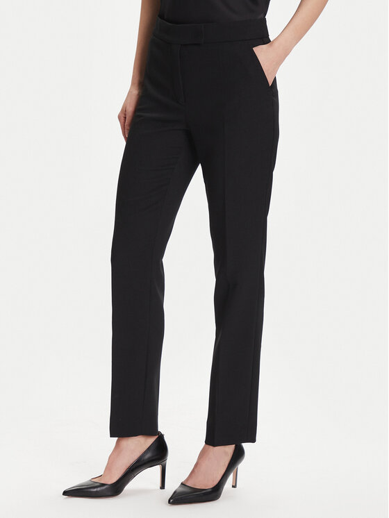 

Брюки из ткани regular fit Otre 542530 Luisa Spagnoli, чёрный