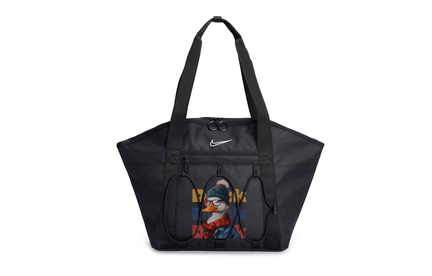 

Тканевая сумка-шопер через плечо унисекс черный Nike, Абстрактная овца