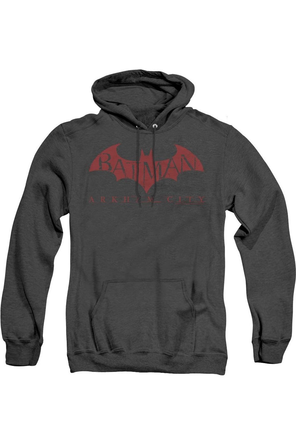 

Толстовка с капюшоном Batman Arkham City Red Bat для взрослых Heather Gildan