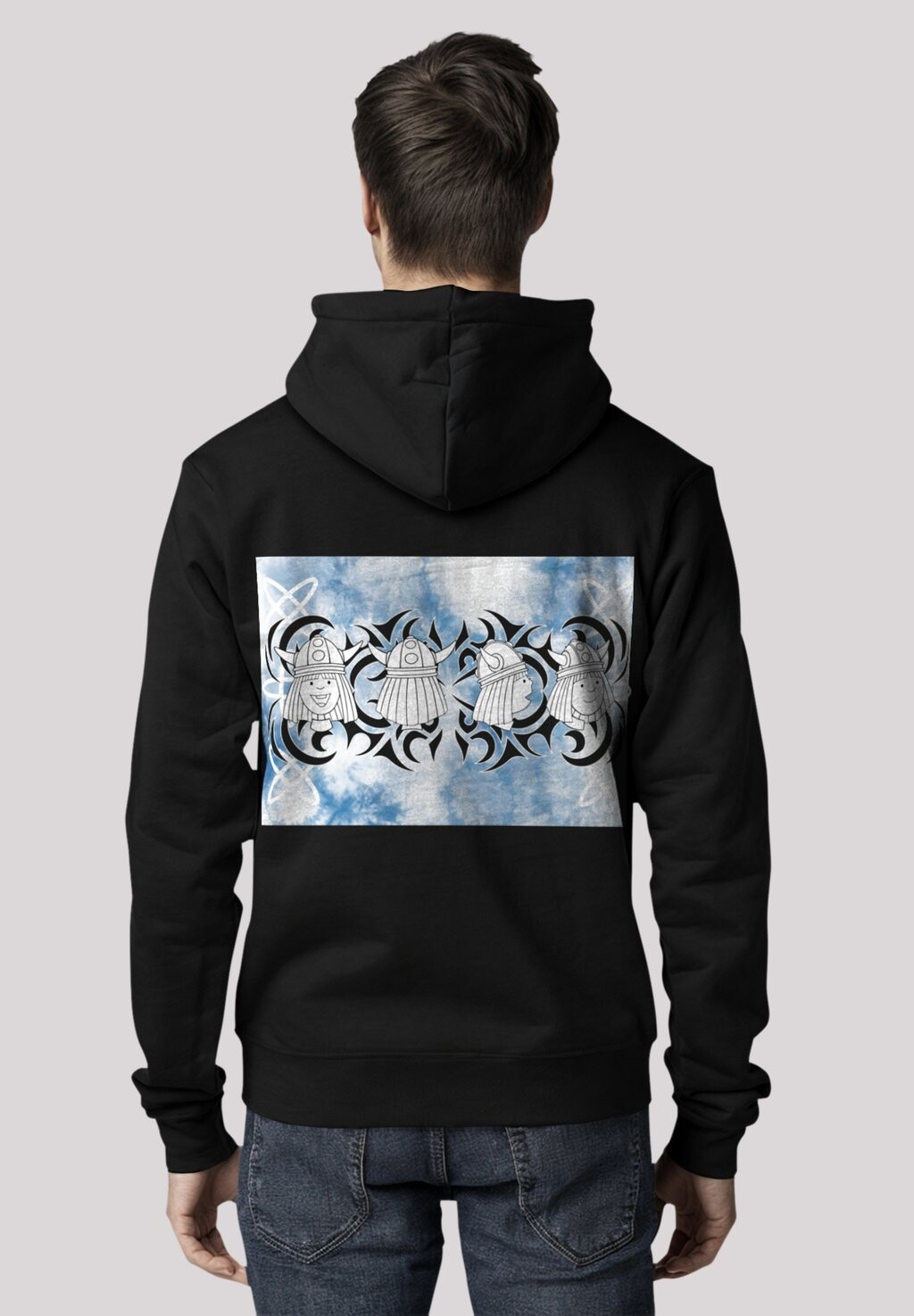

Толстовка с капюшоном WICKIE UND DIE STARKEN MÄNNER LOGO F4NT4STIC, черный