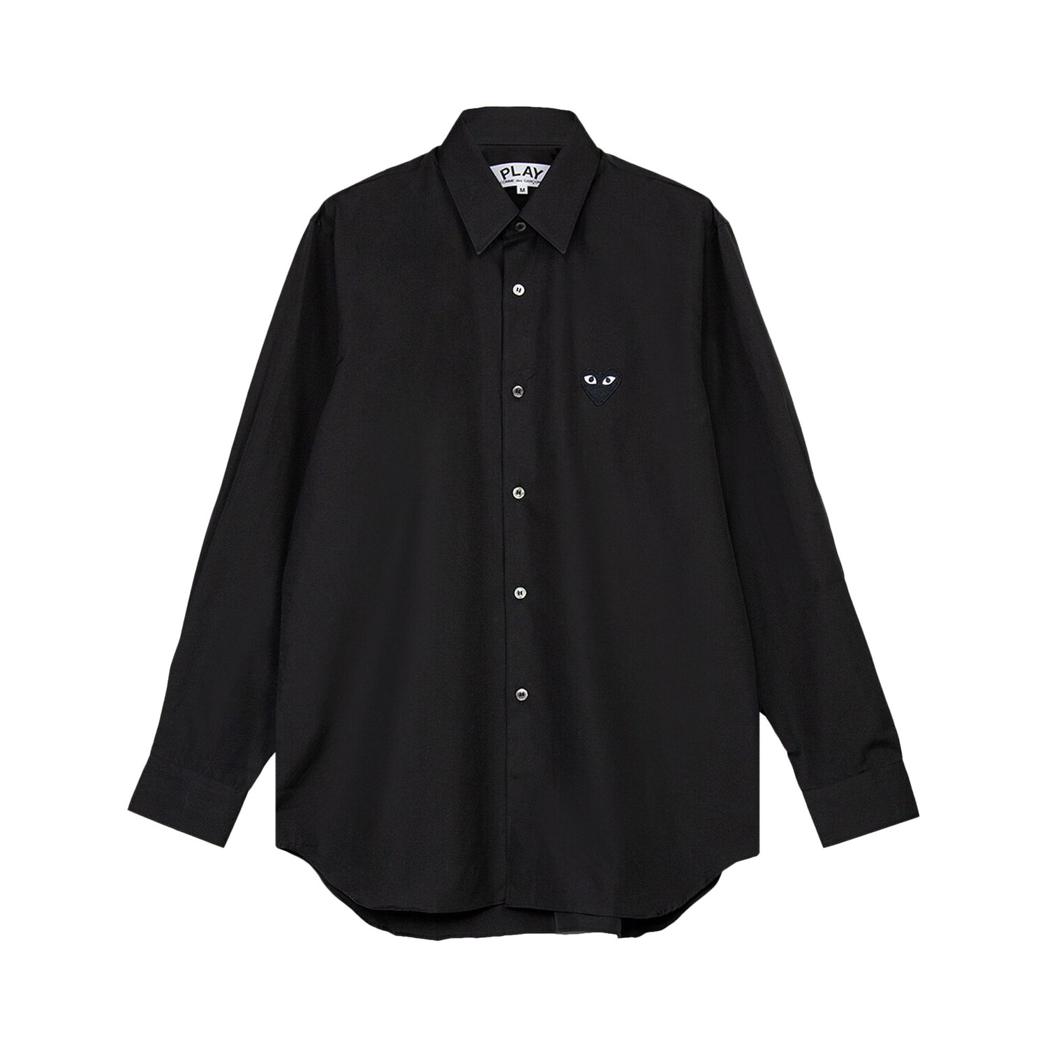 

Рубашка с длинными рукавами Comme des Garçons PLAY Small Heart, цвет Черный