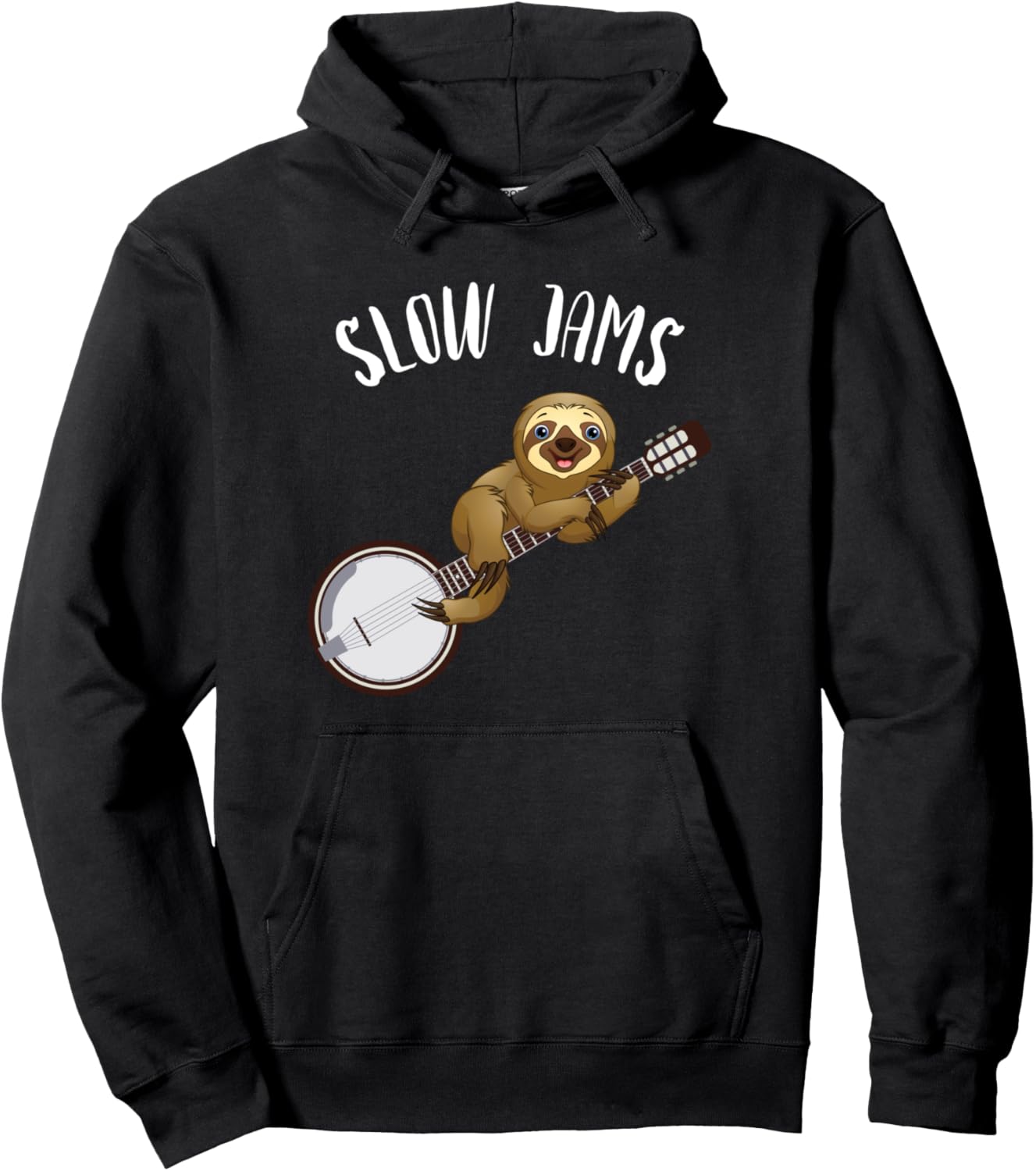 

Худи с изображением ленивца, банджо, блюграсса и американской кантри-музыки American Musician Acoustic Instrument Gifts, черный