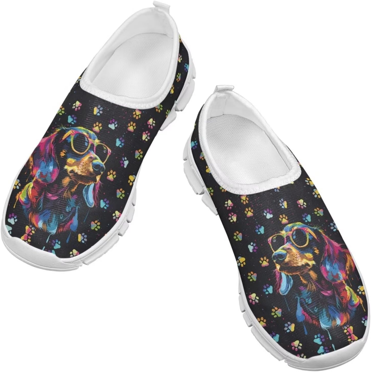 

Детские слипоны, стильная обувь для мальчиков, удобные кроссовки для спортзала и тенниса Cugasmaru, Dog Paw Print