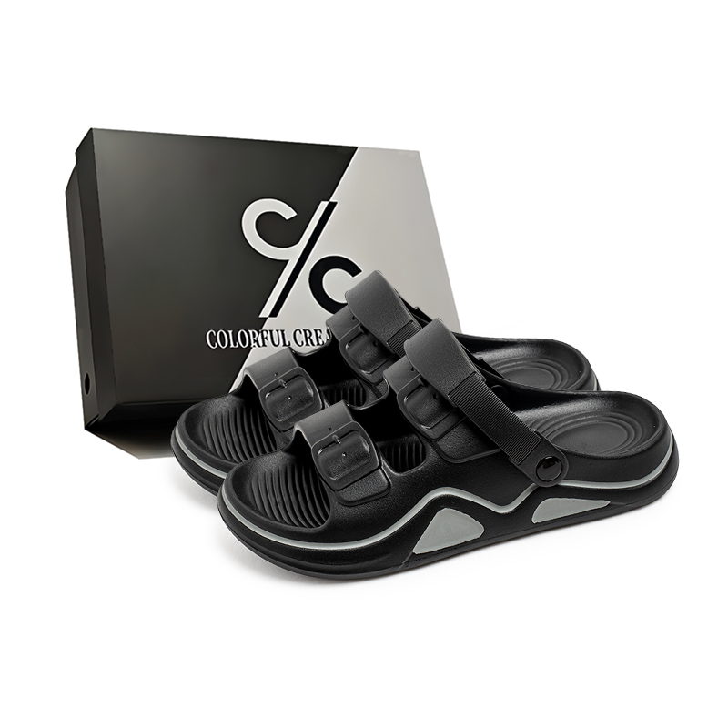 

Пляжные сандалии мужские Colorful Creations, Black Gray