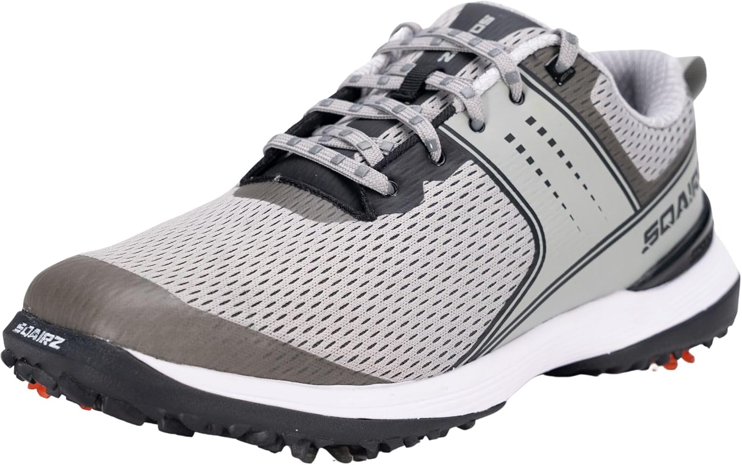 

Мужские спортивные гольф-кроссовки SQAIRZ Speed Mesh, разработаны для равновесия и производительности, сменные шипы, дышащие, серый