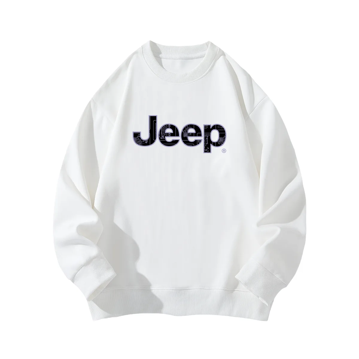 Детский свитшот с круглым вырезом Jeep, хаки — фото 3