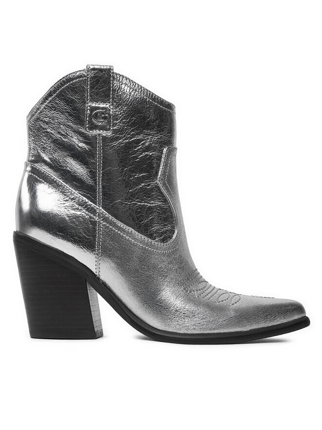 

Ботильоны на блочном каблуке Jalella FLTJAL Guess, серебро