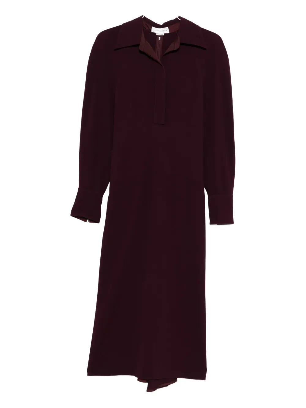 

Платье миди с объемными рукавами VICTORIA BECKHAM, фиолетовый