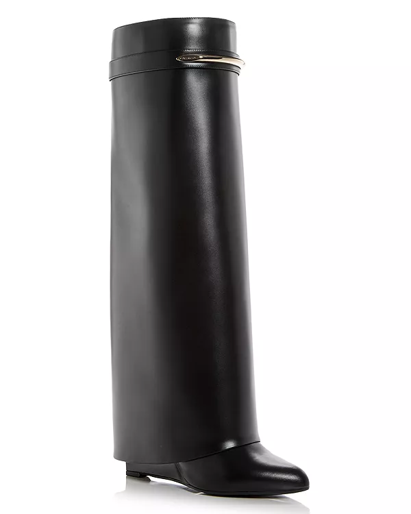 Женские высокие сапоги "акула" Givenchy, черный