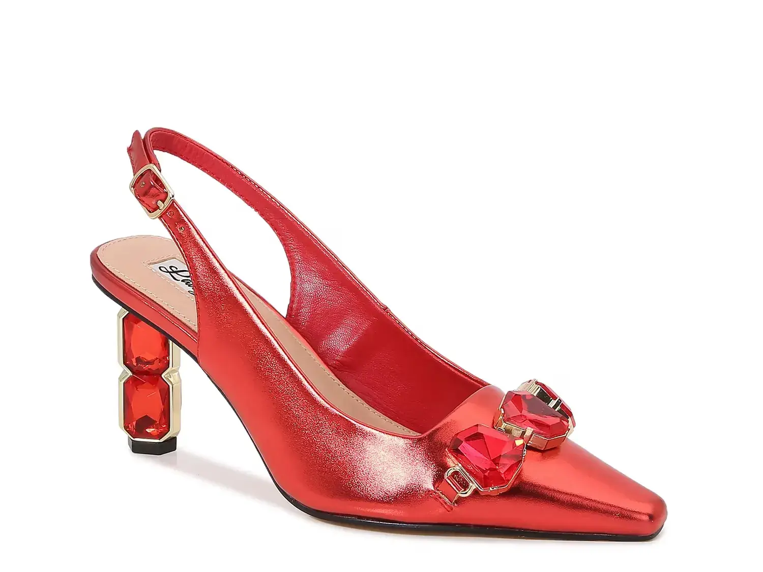 Гламурные туфли-лодочки Lady Couture, Red