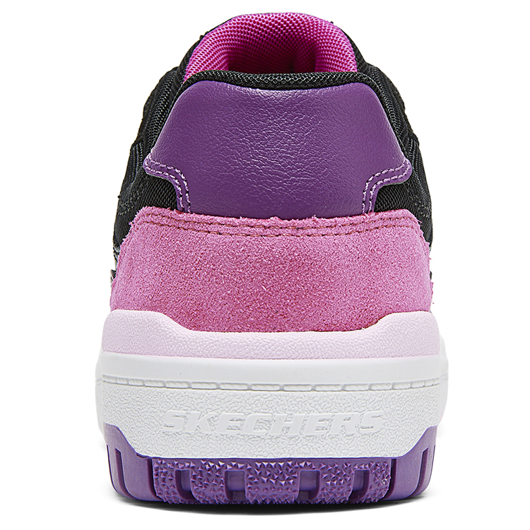 Низкие детские скейтбординговые кроссовки Multicolor Kids' Skechers, черный/разноцветный — фото 4