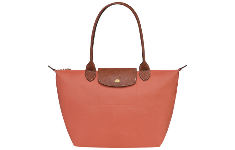 

LONGCHAMP Холщовая сумка Le Pliage, женская, красного цвета, небольшого размера