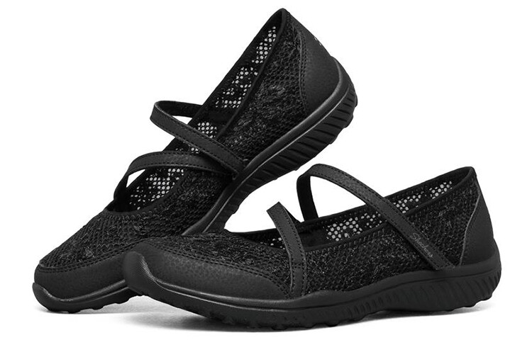 Женская повседневная обувь женская черная Skechers — фото 3