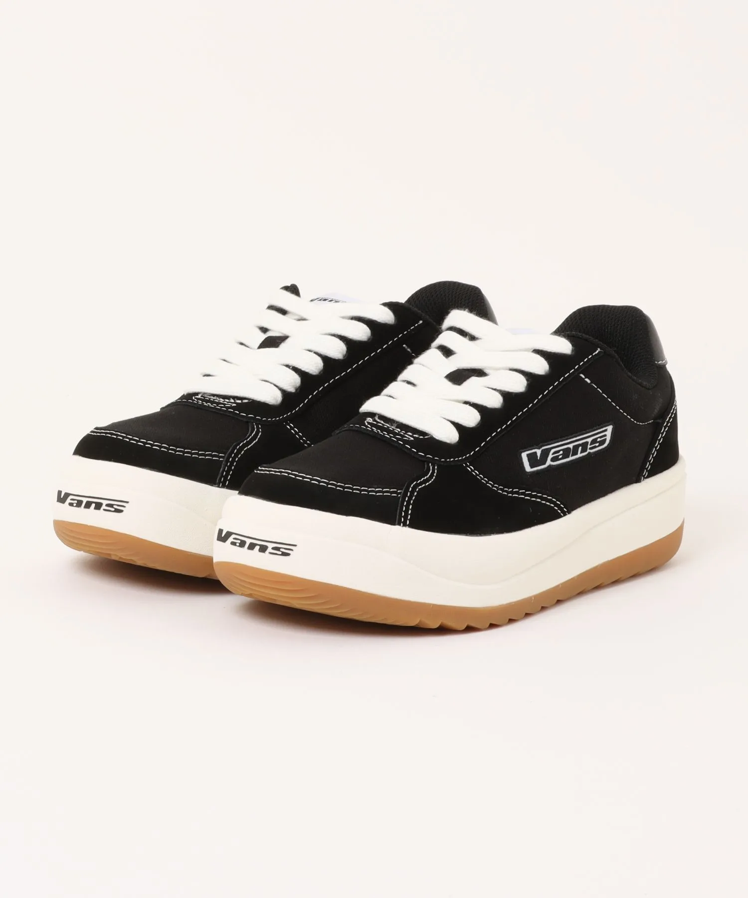 Мужские кроссовки с объемной подошвой VANS PUPPY V2079 черные