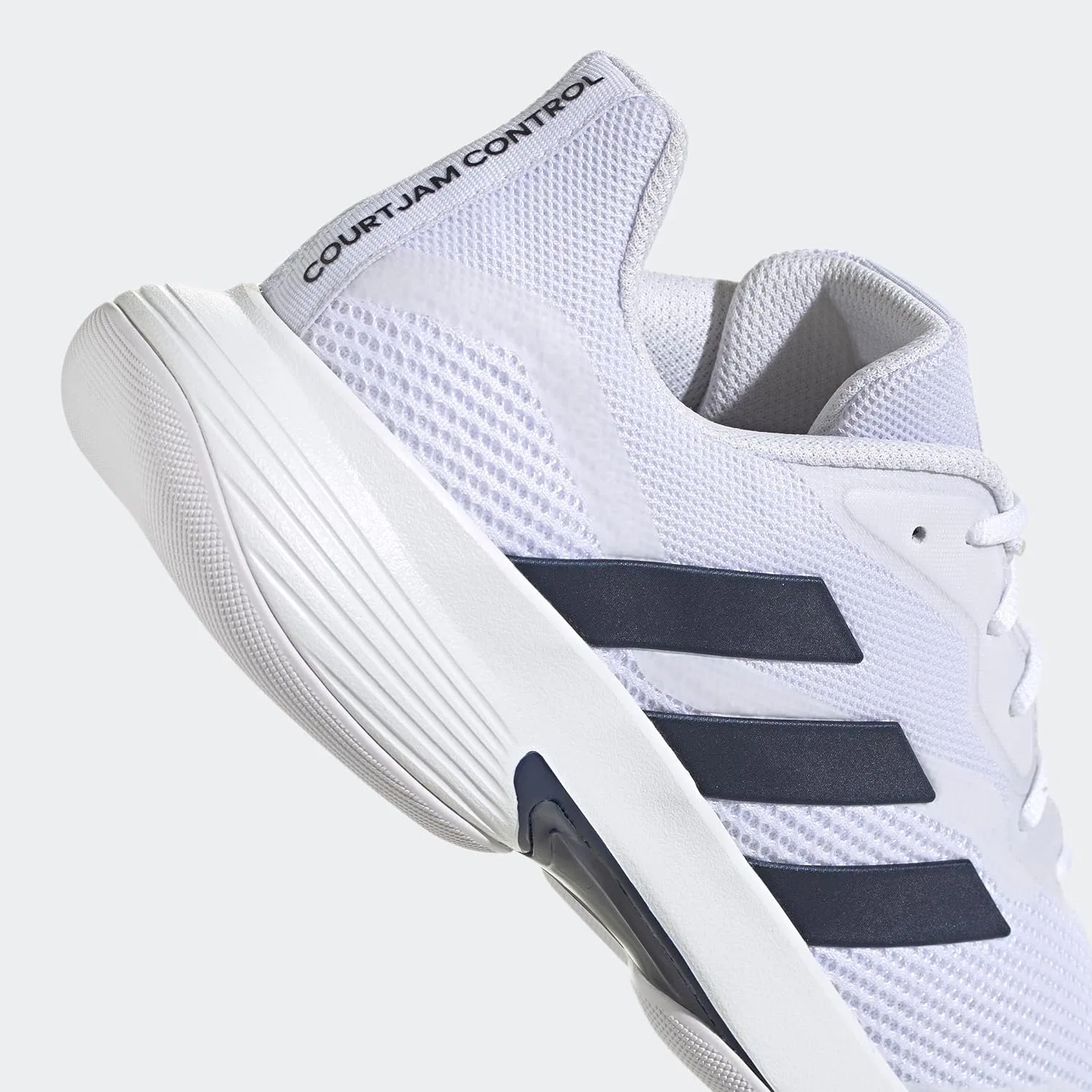 Мужские теннисные кроссовки Courtjam Control M Adidas, Ftwr White Team Navy Blue Ftwr White — фото 4
