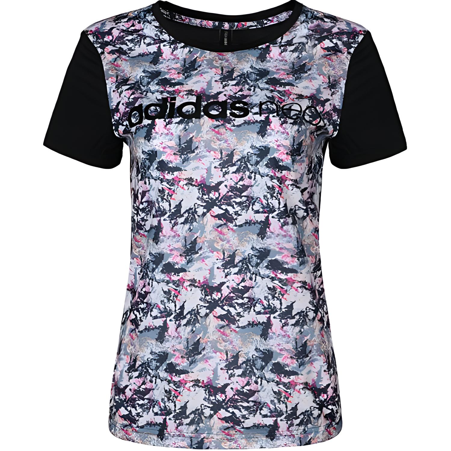 

Adidas Neo Футболка с рукавом дроп-шоулд женская черная, Черный, Adidas Neo Футболка с рукавом дроп-шоулд женская черная