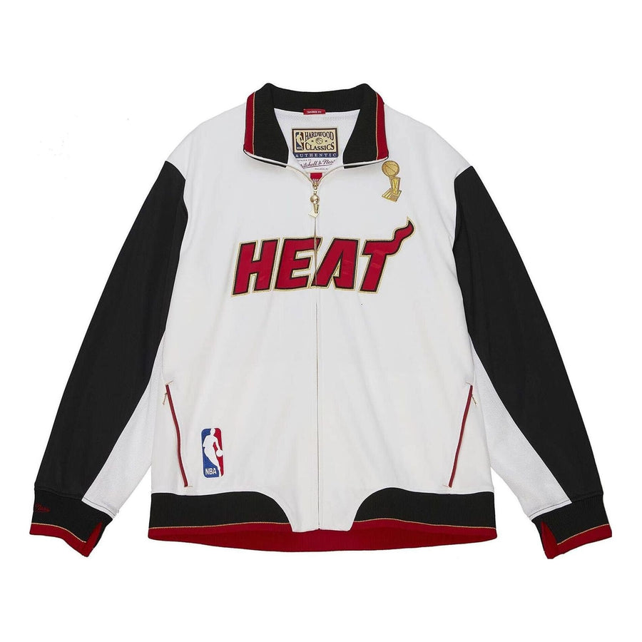 

Куртка Mitchell & Ness x NBA Miami Heat 2012 Champions Jacket 'White Black', белый