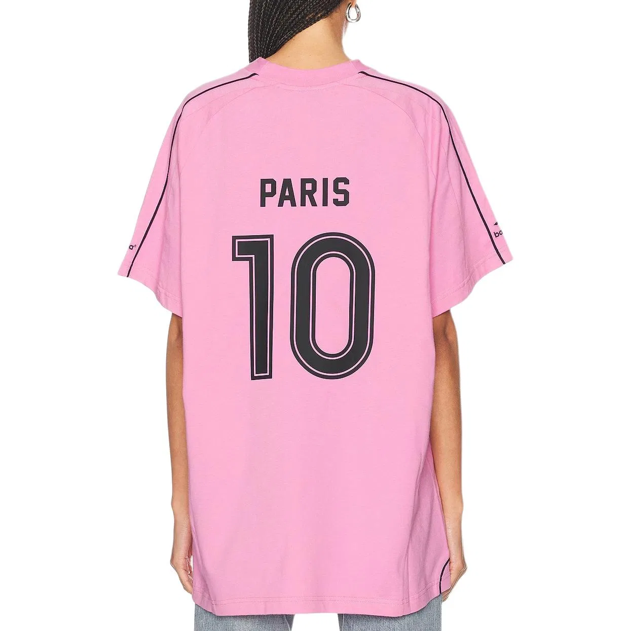 Футболка свободного кроя Unisex Balenciaga, Pink — фото 4