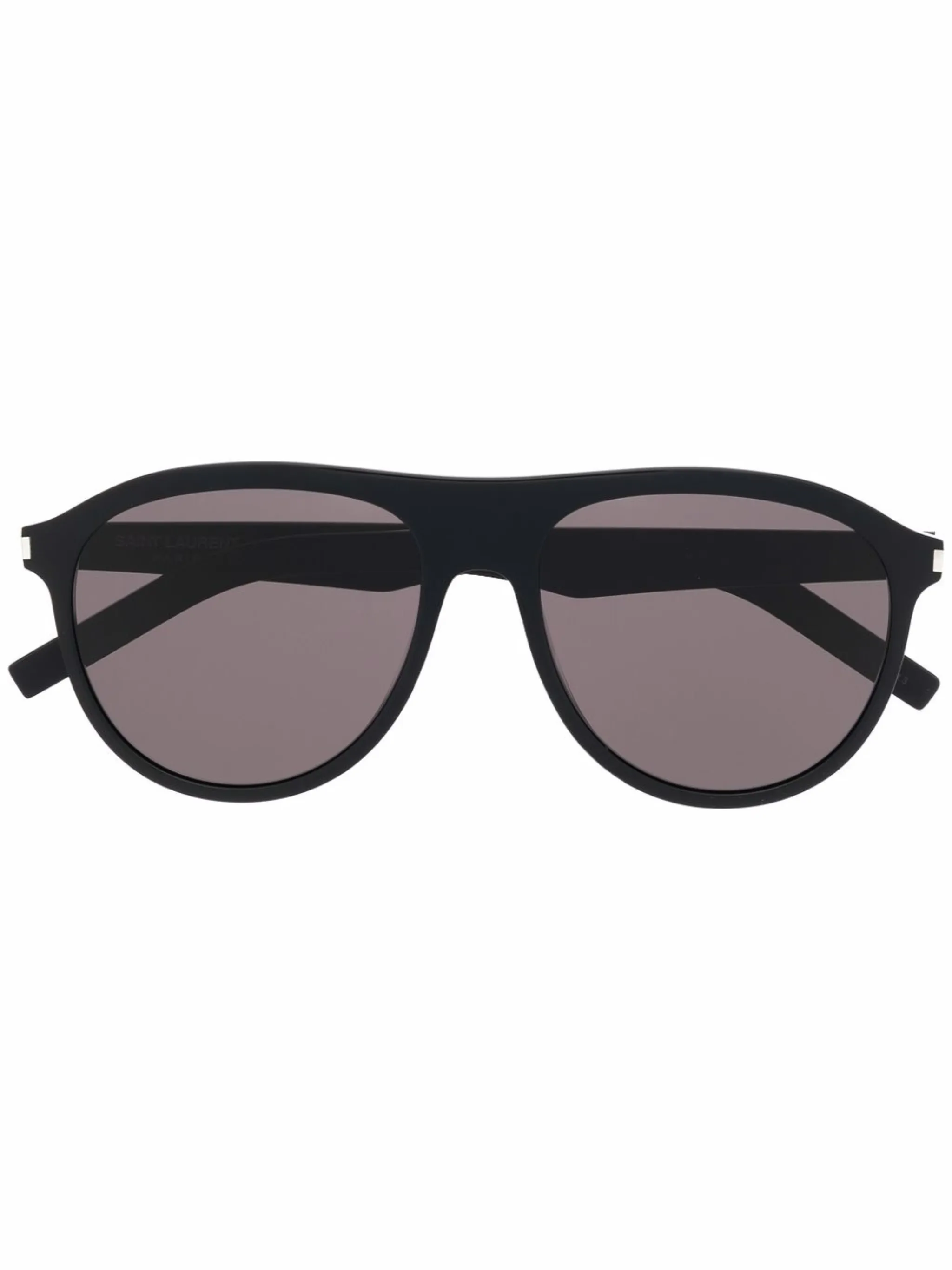 

Солнцезащитные очки в квадратной оправе Saint Laurent Eyewear, черный