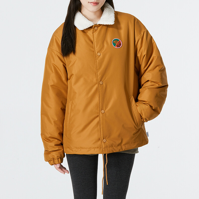 Стеганая куртка унисекс карамельного цвета Adidas, цвет Caramel — фото 3