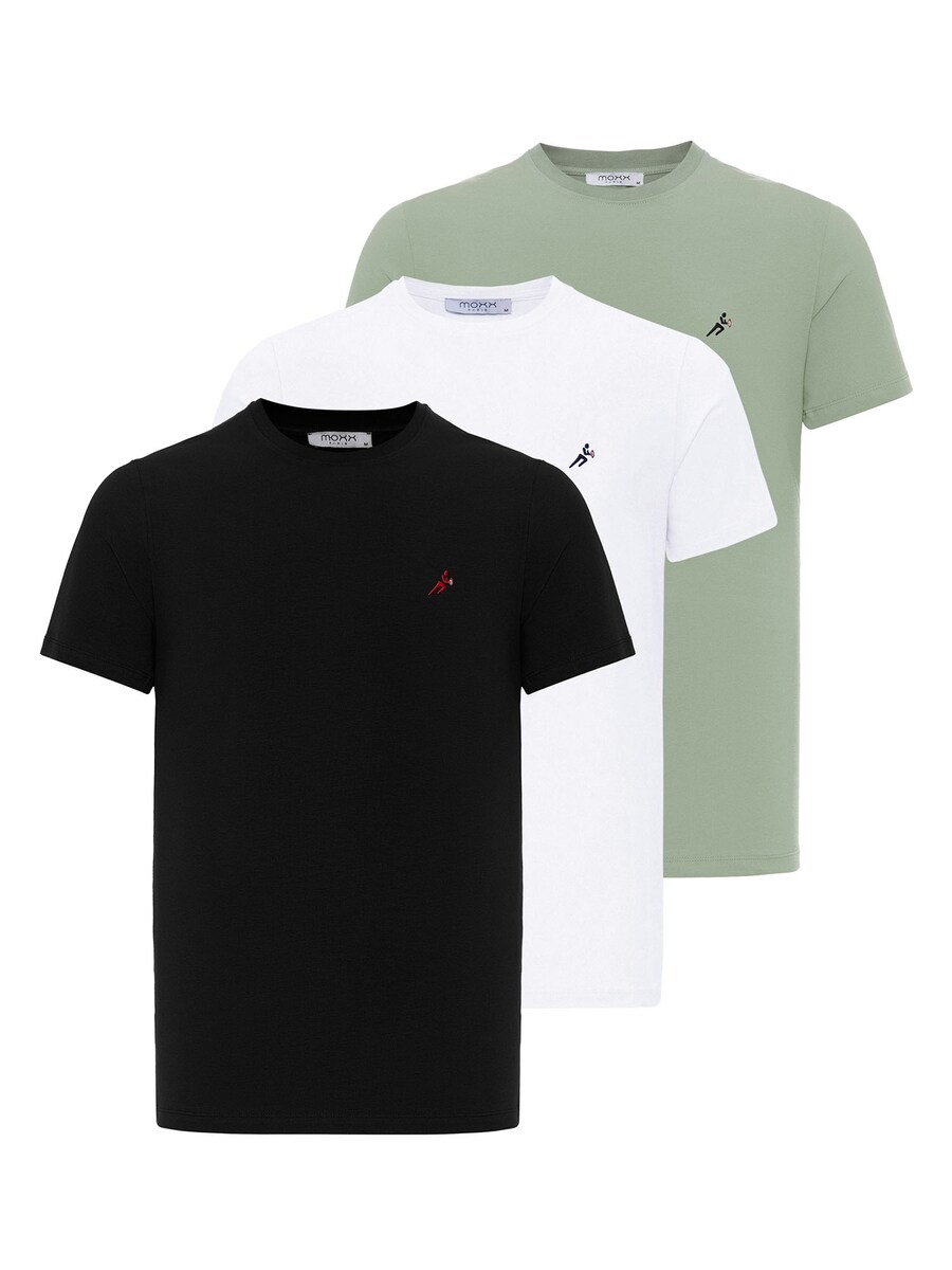 

Рубашка Moxx Paris, цвет Pastel green/Black/White