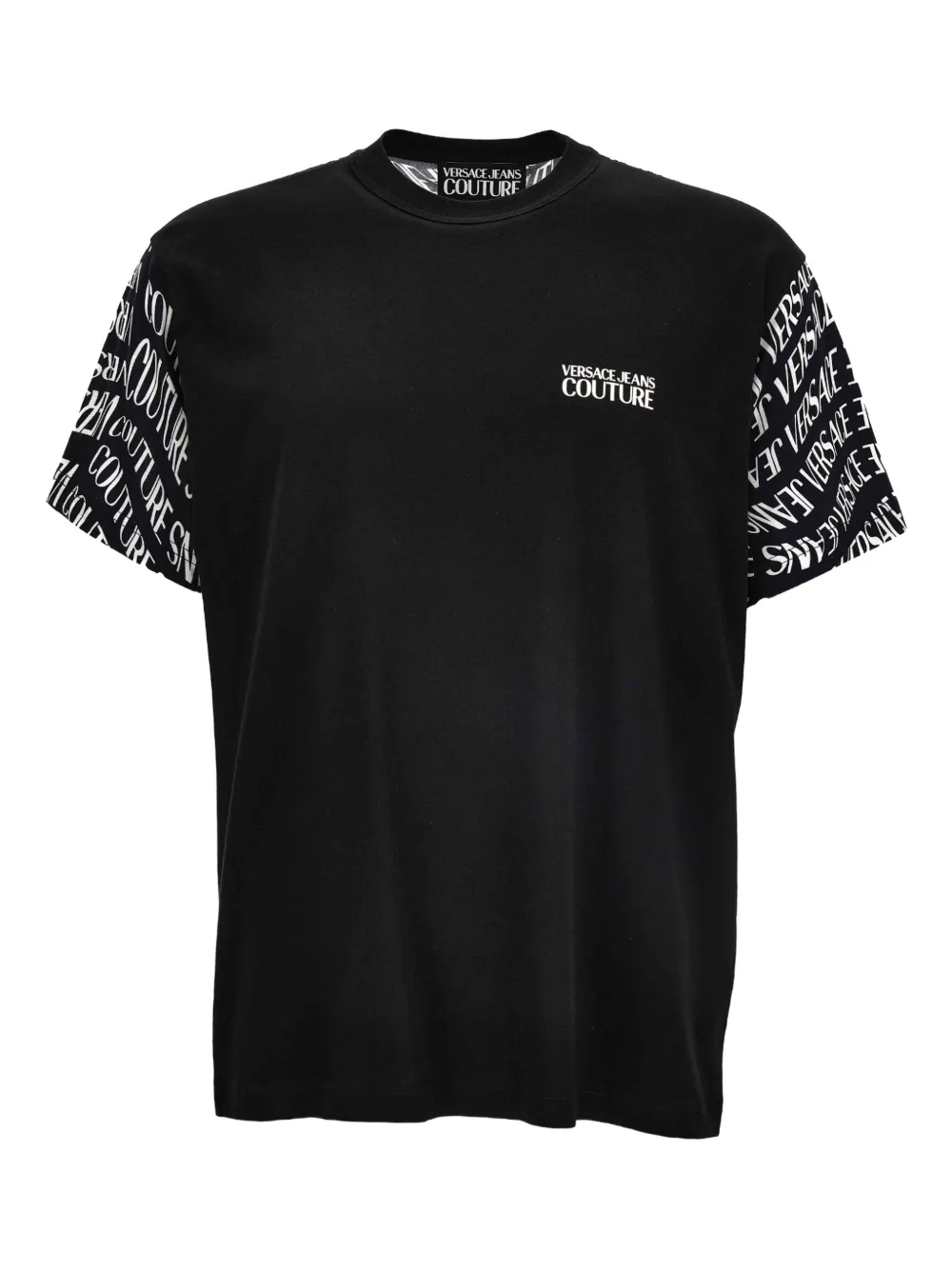 

Футболка с принтом логотипа Liquify Versace Jeans Couture, черный
