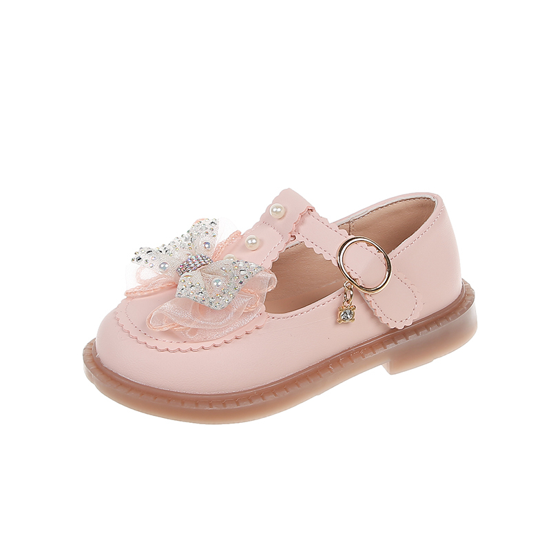 

Детская кожаная обувь для детей от 3 до 7 лет TONYBEAR, розовый