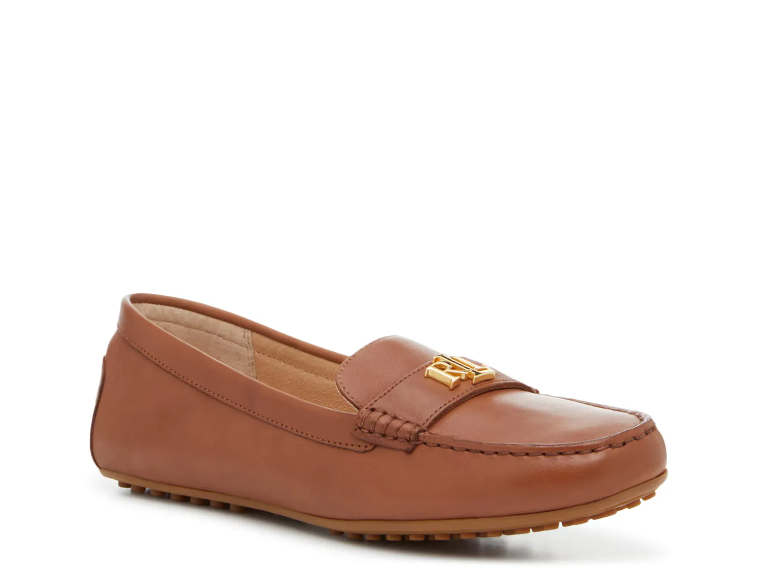 

Лоферы Barnsbury Driving Loafer Lauren Ralph Lauren, цвет cognac