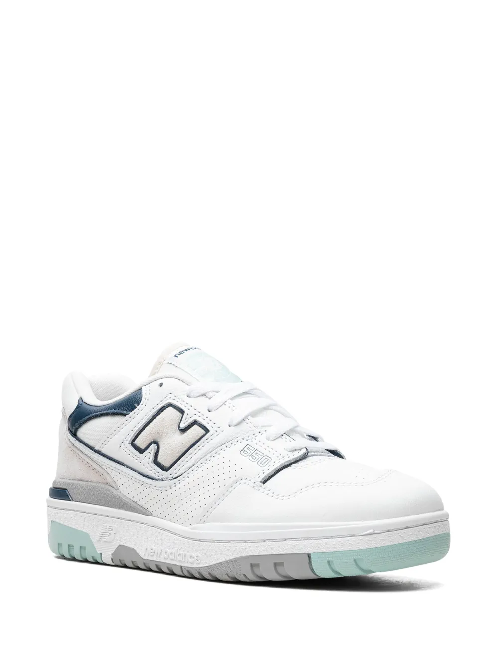 Кроссовки 550 White / Winter Fog NEW BALANCE, белый — фото 2