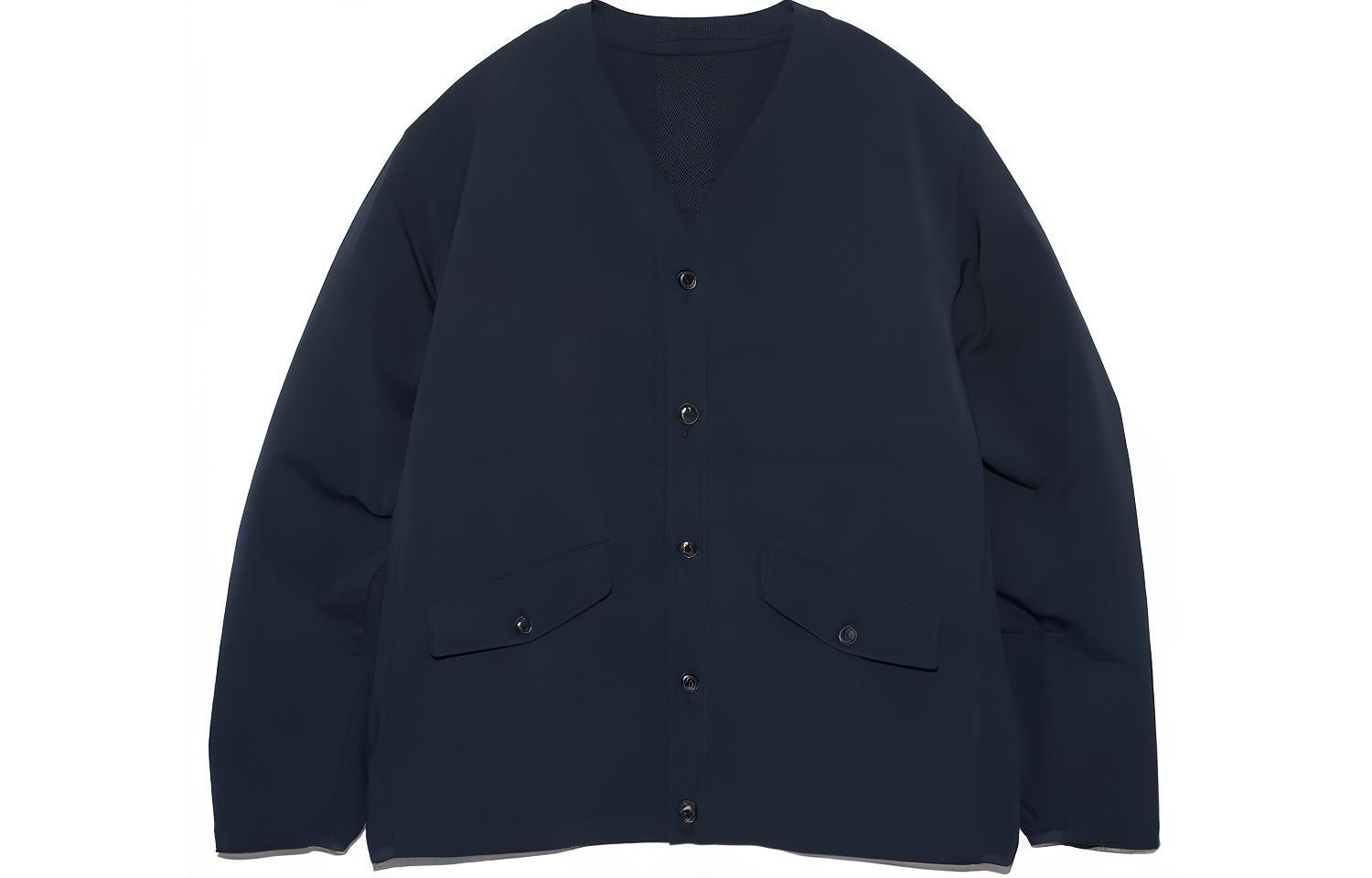 

Nanamica Альфадрай куртка на пуговицах, Marine Blue