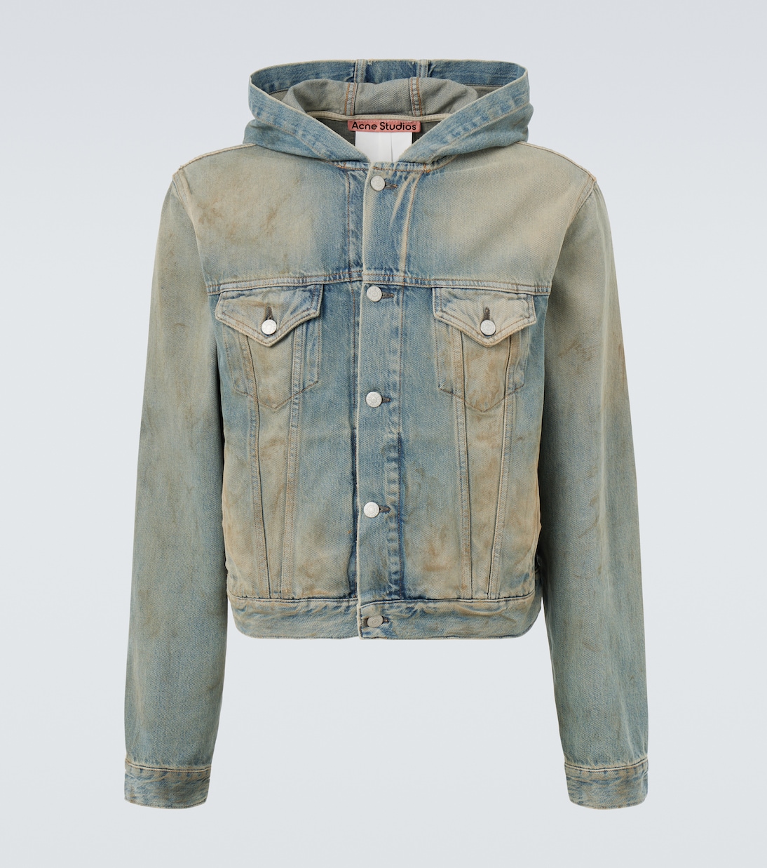 

Джинсовая куртка с капюшоном Acne Studios, Mid Blue