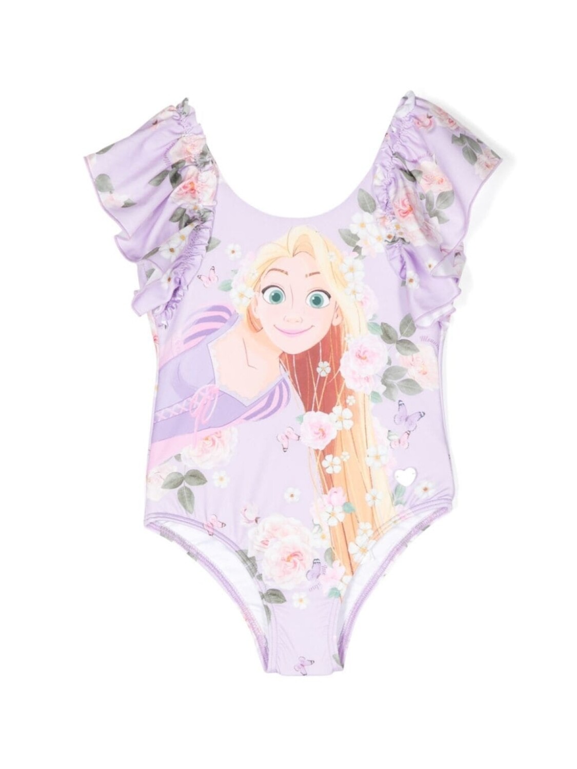 

Monnalisa купальник Tangled с цветочным принтом, фиолетовый