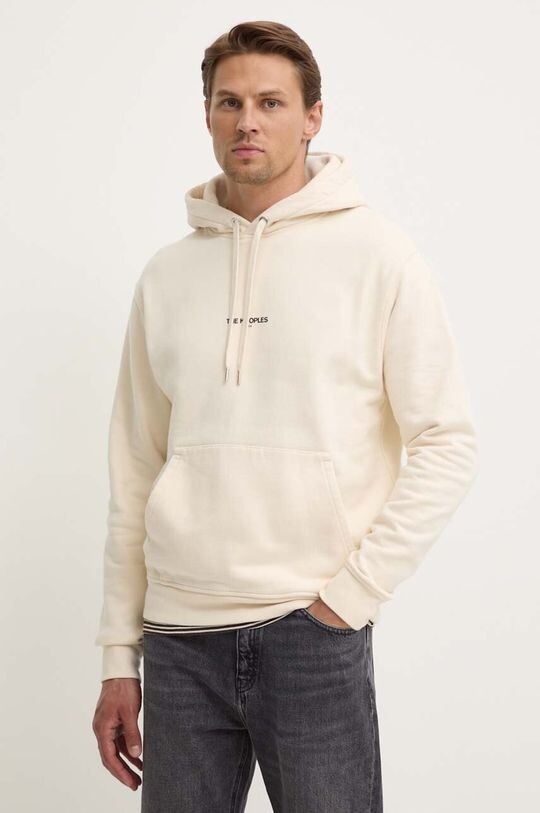 

Хлопковая толстовка The Kooples, бежевый