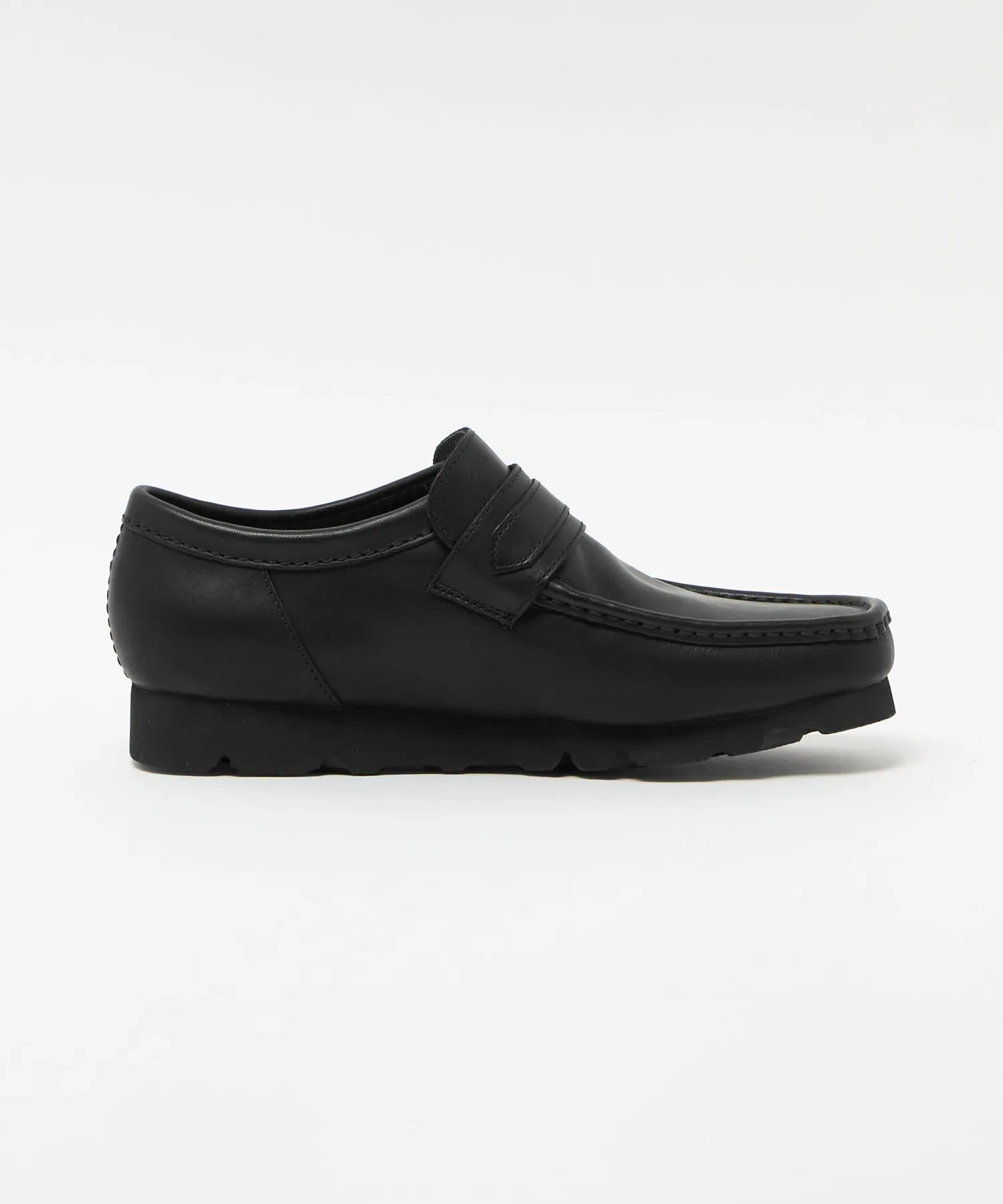 Мужские лоферы Clarks Originals Wallabee Loafers GTX черные — фото 4