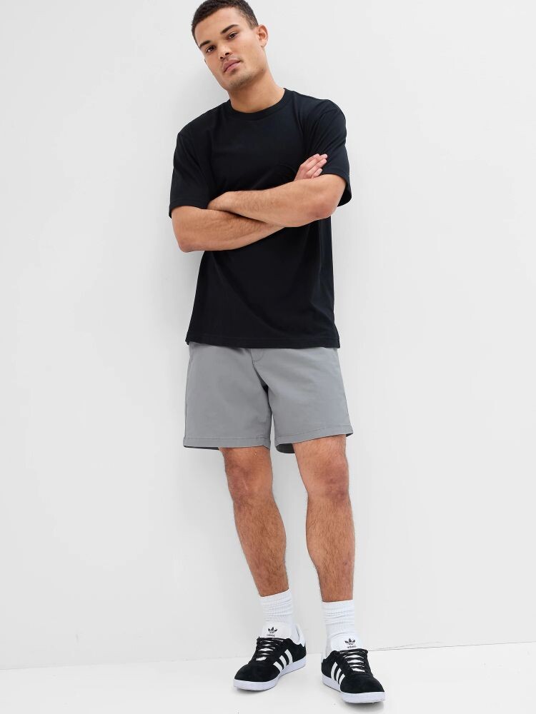 

Незаменимые шорты цвета хаки Gap, серый