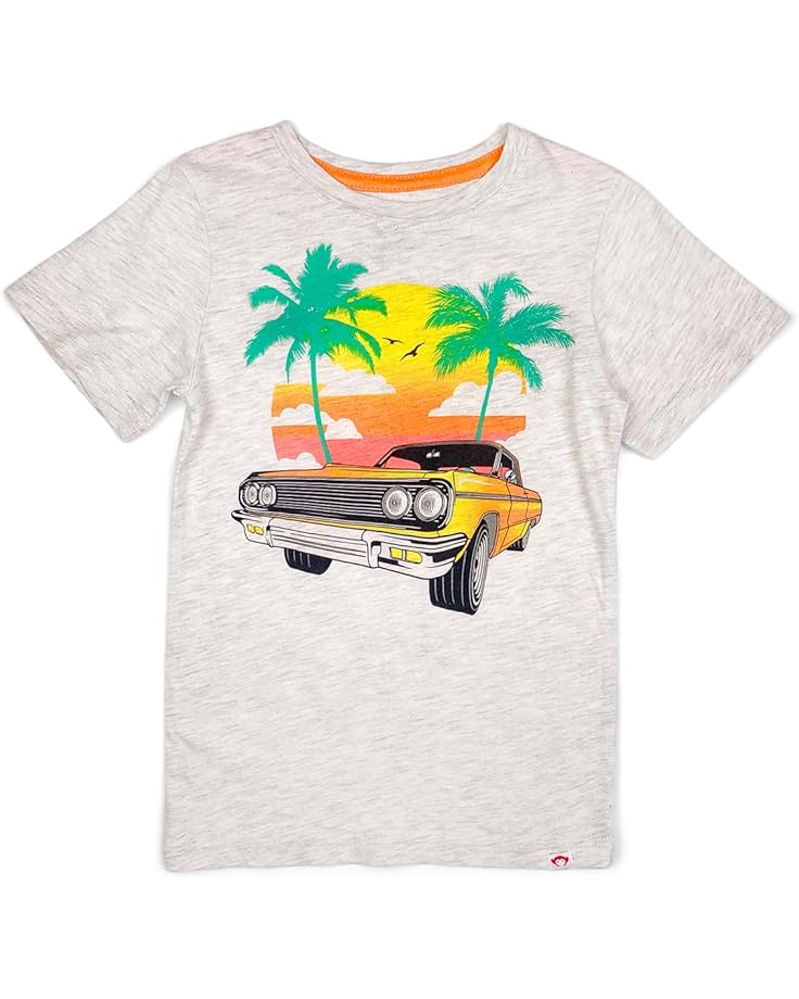 

Футболка Appaman Kids Lowrider Short Sleeve Graphic Tee, цвет Cloud Heather