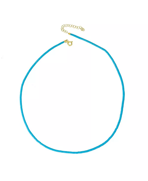 

Ожерелье из натурального камня бирюза Spero London, gold