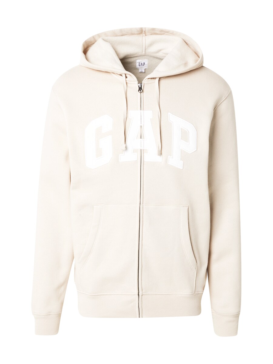 

Толстовка с капюшоном на молнии GAP HERITAGE, светло-бежевый