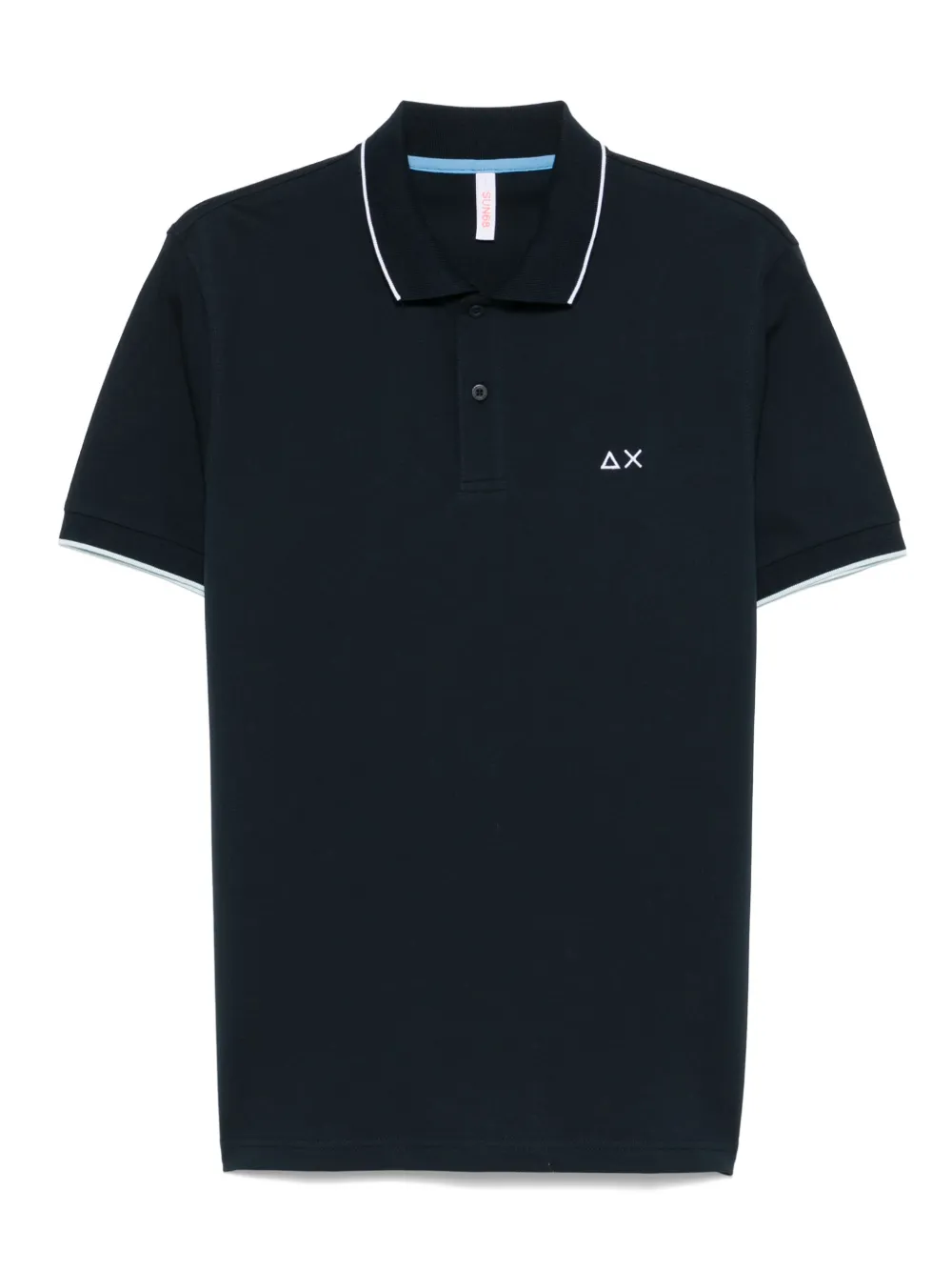 

Рубашка поло с вышитым логотипом Sun 68, синий