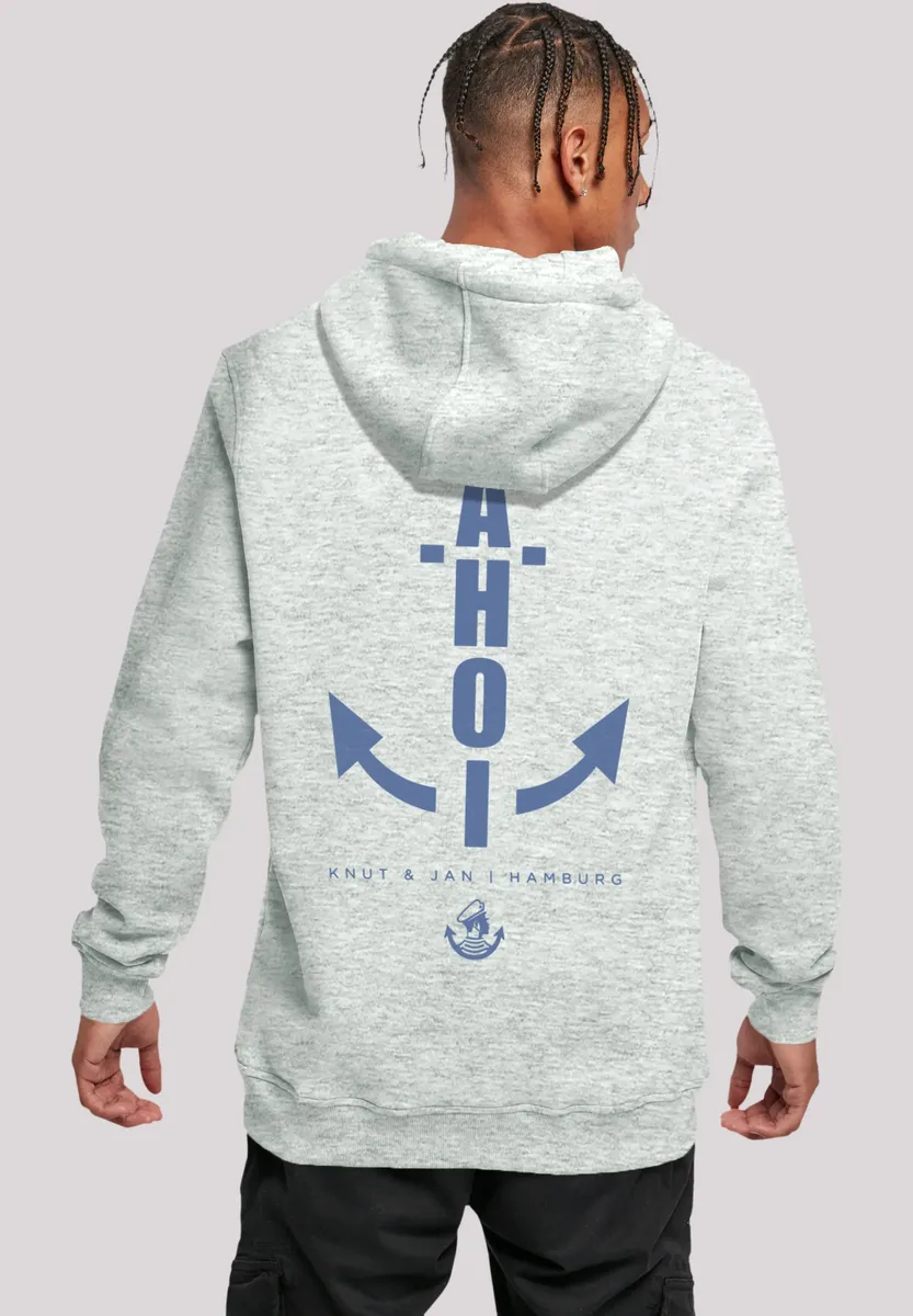

Толстовка F4NT4STIC "AHOI Knut & Jan Hamburg", принт, серый