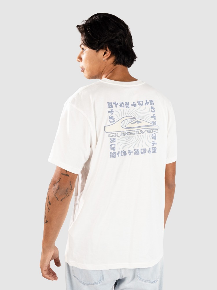 

Футболка Quiksilver Evo Border Lines T-Shirt, snow white