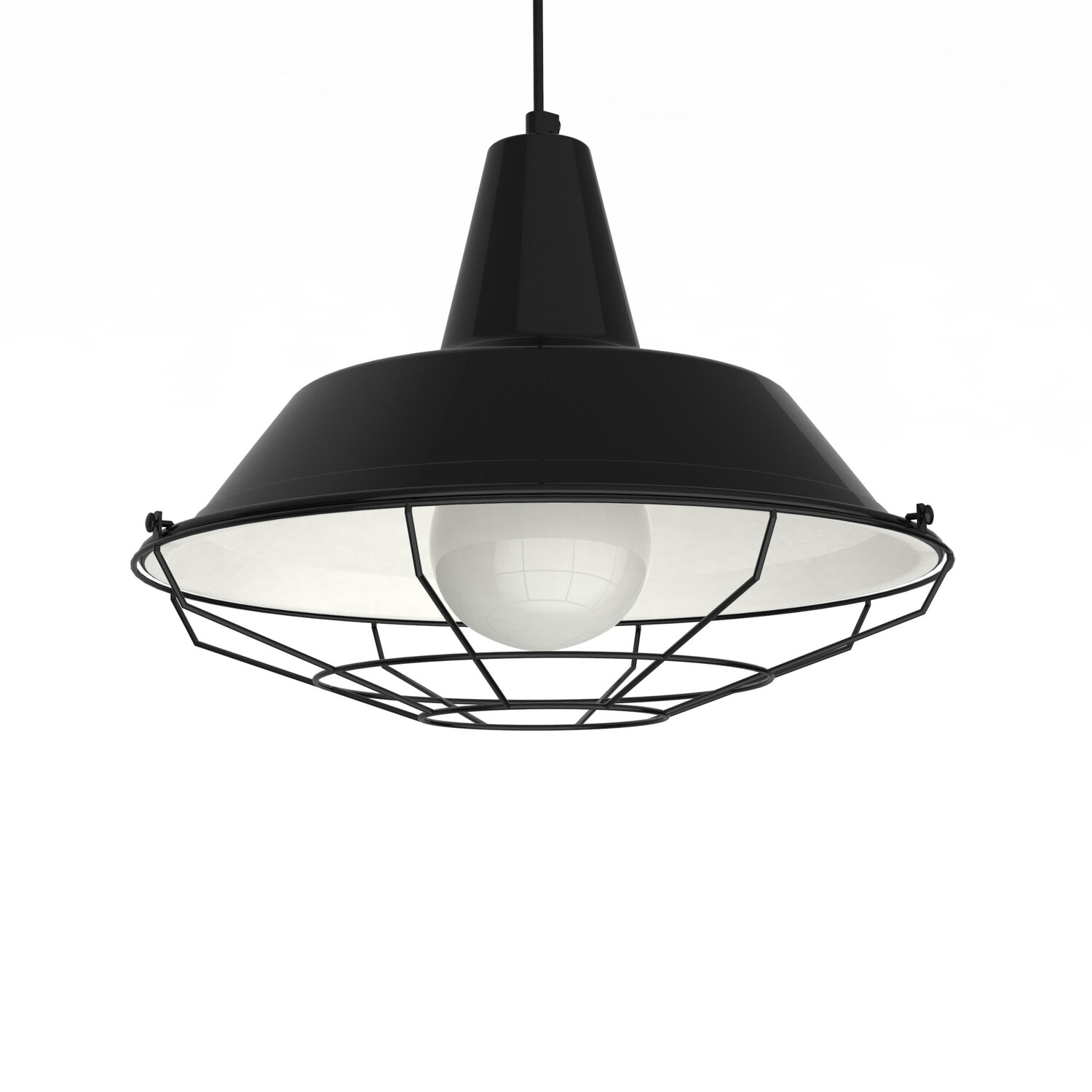 

Подвесной светильник Lumicom, 35x35x35 см, черный
