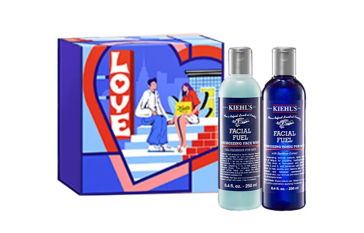 Kiehl's Мужской набор для активного ухода за кожей: увлажняющий успокаивающий тонер 250 мл + лосьон 75 мл, Cleanser+Toner+Lotion — фото 4